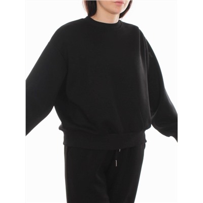3404/3405 BLACK Костюм спортивный женский (95% хлопок, 5% эластан)