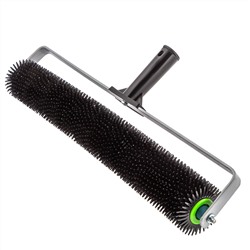 Валик игольчатый для наливных полов с рамой, острая игла, 500 мм Сибртех