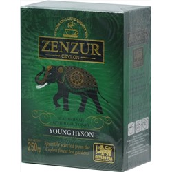 Zenzur. Young Hyson (зеленый крупнолистовой) 250 гр. карт.пачка