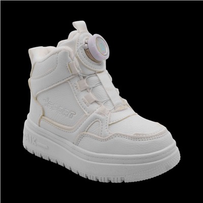 Кроссовки зимние на меху В7186-18 белые