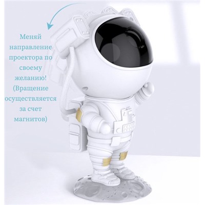 Ночник-проектор звездного неба Астронавт ПНТ-1268 "Smart Life - управляй звёздами своим смартфоном!"