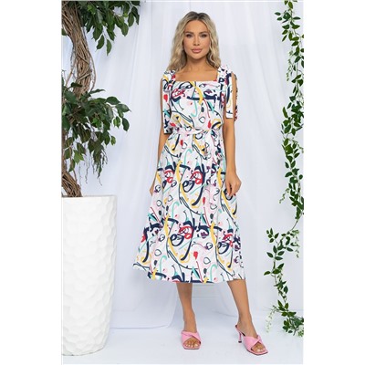 Платье Улыбка (белое) П12915-19М