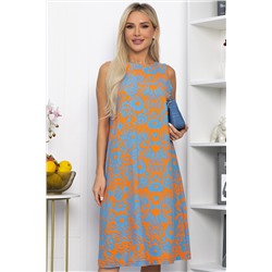 Платье Люси (оранжевое) П13857-25М