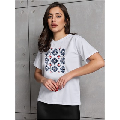 Футболка "Плитка" женская