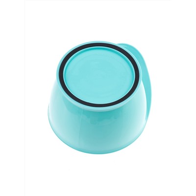 Dewal Чаша для краски с ручкой и с прорезиненной вставкой / T-21mint, мятный, 320 мл