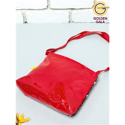 Стильная лаковая сумочка для девочки 21х17 см тип 1