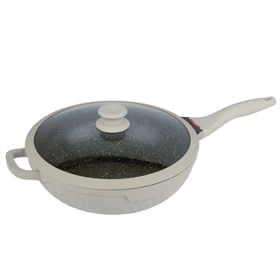 820-017 Сотейник5,5л с крышкой 32см MAFFIN в под.уп.(х4)Алюминий