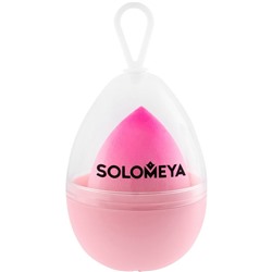 SOLOMEYA Спонж для макияжа Капля XL PINK розовый