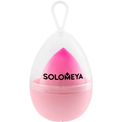 SOLOMEYA Спонж для макияжа Капля XL PINK розовый