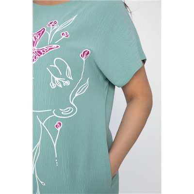 Платье Загадка (олива) П13706-8М