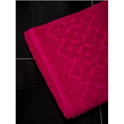 Полотенце махровое Донецкая Мануфактура Baldric / Фуксия
