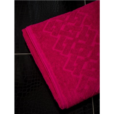 Полотенце махровое Донецкая Мануфактура Baldric / Фуксия