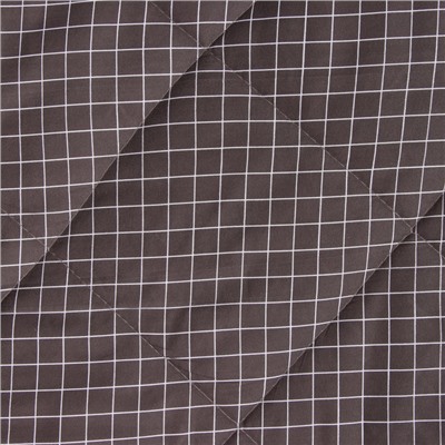 Покрывало LoveLife евро Graphite cage 200*210±5см, новосатин, 100%п/э