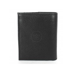 Портмоне женское Croco-ПР-914 натуральная кожа 2 отд,  5 карм,  черный крок/черный флотер (200/40)  231059