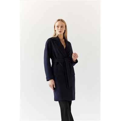 Пальто женское демисезонное 20990  (синий)