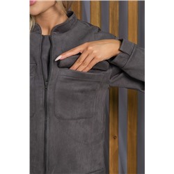 Бомбер Александра (тёмно-серый) Б13273-2М