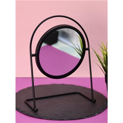 Зеркало настольное GIRLY "Black sun", black