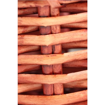 Корзина плетёная для хранения, ива, коричневая, набор 3 шт.