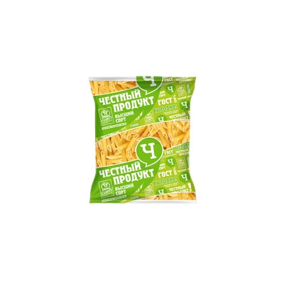Честный Продукт Макароны ПЕРЬЯ гр.В в/с 400гр