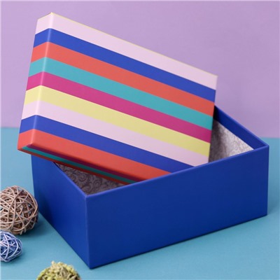 Подарочная коробка «Stripes», 21*14*8.5