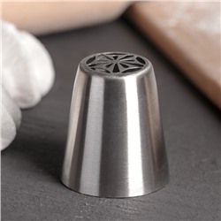 Насадка кондитерская «Тюльпан летний», d=3.7 см, выход 2 см, нержавеющая сталь