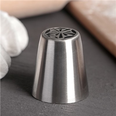 Насадка кондитерская «Тюльпан летний», d=3.7 см, выход 2 см, нержавеющая сталь