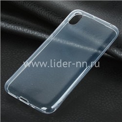 Задняя панель для Huawei Honor  8S/Y5 2019 Силикон  прозрачная (пакет)