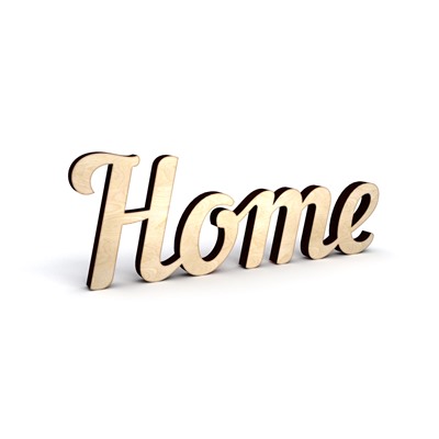 Слово интерьерное "Home"