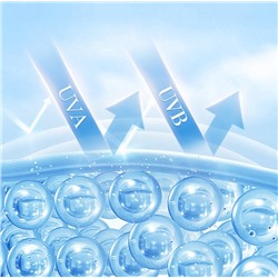 Солнцезащитный спрей с круглым распылителем SPF50 Biaoqua с экстрактом РИСА, 150 мл.