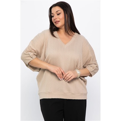 Блуза Вэнсдей (бежевая) Б14818-4М