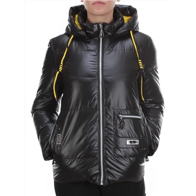 8260 BLACK Куртка демисезонная женская BAOFANI (100 гр. синтепон)