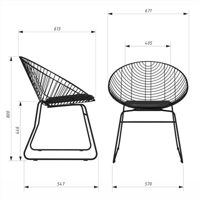 Стул SHT-S127-CN1
                        черный / черный