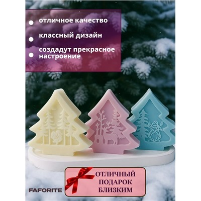 Свеча новогодняя (в ассортименте) (1шт) (3643)