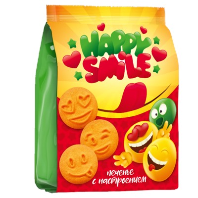 Печенье Веселая улыбка 250г/Брянконфи