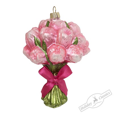 Букет пионов (стекло) 9х8,5х13,5 см