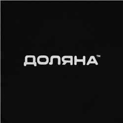 Пивная кружка Доляна, 500 мл, 15×10.3×14 см, керамика, чёрная