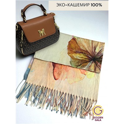 Платок теплый кашемировый с 3D принтом Арт 2591П/10