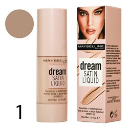 Тональный крем Maybelline Dream Satin Liquid SPF / FPS 15 № 1 30 ml