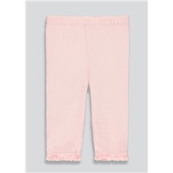 Girls Lace Trim Leggings (Tiny Baby-23mths)