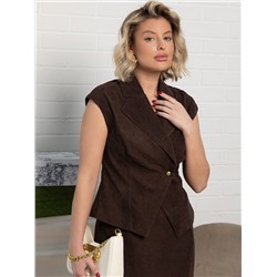 Жилет Анабель (шоколадный) Б15362-10М