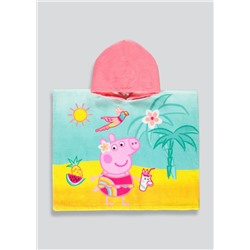 Kids Peppa Pig Hooded Towel (One Size)