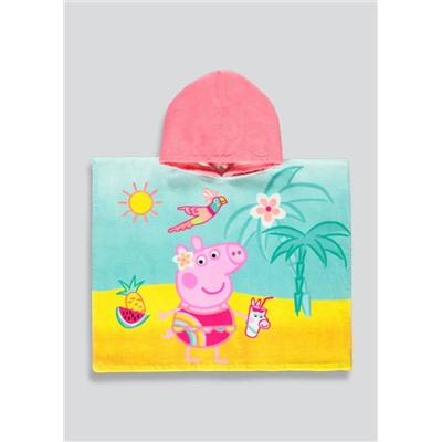 Kids Peppa Pig Hooded Towel (One Size)