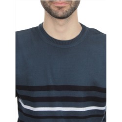 637 BLUE Джемпер мужской (70% акрил, 30% шерсть)