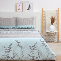 Постельное бельё LoveLife евро Flower 225х215см, 240х220см, 50х70см-2шт, хлопок, бязь, 125г/м2