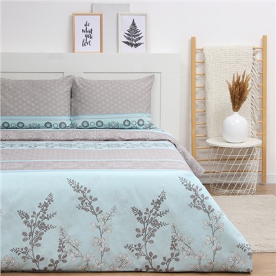 Постельное бельё LoveLife евро Flower 225х215см, 240х220см, 50х70см-2шт, хлопок, бязь, 125г/м2