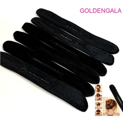 Твистер (бархат черный) 6 шт