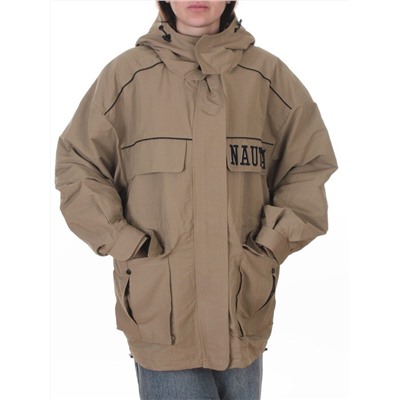 3101 DK. BEIGE Куртка демисезонная женская (100 гр. холлофайбер)
