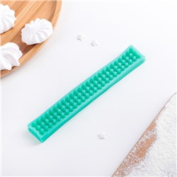 Молд для заливки Доляна «Жемчуг», силикон, 17.5×4 см, розовый