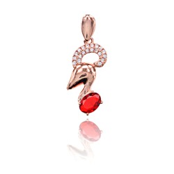 1F0054-10 Кулон Знаки Зодиака - Козерог