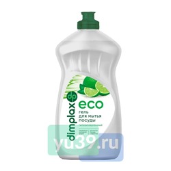 Гель для мытья посуды Dimplax  "CLEANER EXPERT", Лайм и Мята, 500 мл